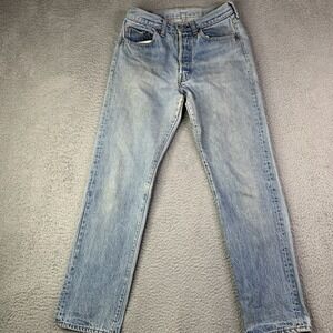 Vintage 1981 Levi's 501 Faded Buttonfly Blue Jeans Size 30X32 Made in USA